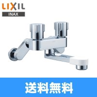 [INAX]2ハンドル壁付水栓BF-WD405[一般地/寒冷地]【LIXILリクシル】 送料無料