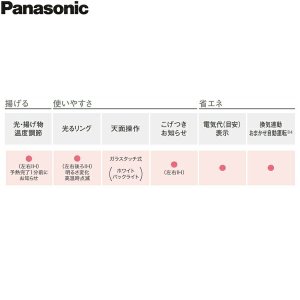 画像4: KZ-AN36S パナソニック Panasonic IHクッキングヒーター ビルトイン 3口IH 幅60cm ラクッキングリル搭載 Aシリーズ A3タイプ  送料無料