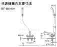 画像2: [INAX]浴室用水栓BF-M616H【LIXILリクシル】 送料無料 (2)