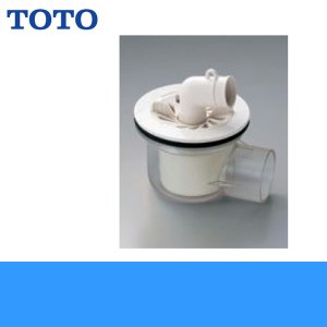 画像1: TOTO洗濯機パン用排水トラップPJ001[ABS製透明横引き]