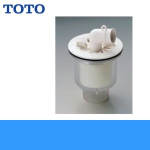 画像1: TOTO洗濯機パン用排水トラップPJ002[ABS製透明縦引き] 送料無料