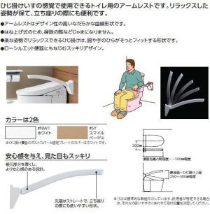 画像3: [EWC703]TOTOアームレスト[肘掛][750mm][] 送料無料