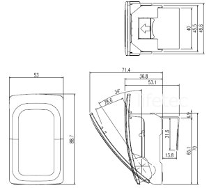 画像3: TCP-50 リクシル LIXIL/INAX 工事不要のクリップ式タオル掛け 同等品TCP-50MB ツヤ無し 送料無料