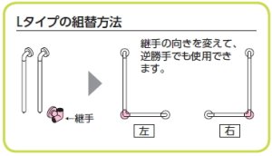 画像2: [TS136GLY86]TOTOインテリアバーFシリーズ[Lタイプ]ソフトメッシュタイプ[] 送料無料