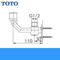 TOTOアクアオート［自動水栓］取付用脚TN74-2R 送料無料