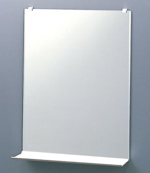 画像1: [KF-3545AB]リクシル[LIXIL/INAX]化粧棚付化粧鏡[防錆・角形] 送料無料
