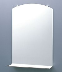 [KF-3550ABR]リクシル[LIXIL/INAX]化粧棚付化粧鏡[防錆・上部アーチ形] 送料無料