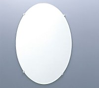 [KF-5070AC]リクシル[LIXIL/INAX]化粧鏡[防錆・だ円形] 送料無料