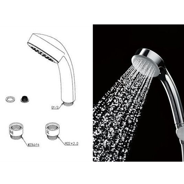 画像2: THYC60C TOTO 取り替え用シャワー エアインシャワーめっき 送料無料 (2)