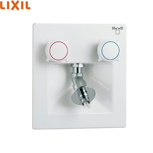 画像1: SF-8RQ-DS リクシル LIXIL/INAX 洗濯機用混合水栓 埋込タイプ・樹脂配管用 一般地仕様 (1)