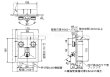 画像2: INAX洗濯機用混合水栓SF-8RQ-DS[埋込タイプ・樹脂配管用][一般地仕様]【LIXILリクシル】 送料無料 (2)