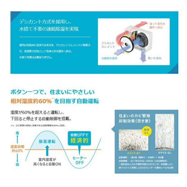 JKT10VS-W ダイキン DAIKIN 住まい向け除湿乾燥機 カライエ 送料無料