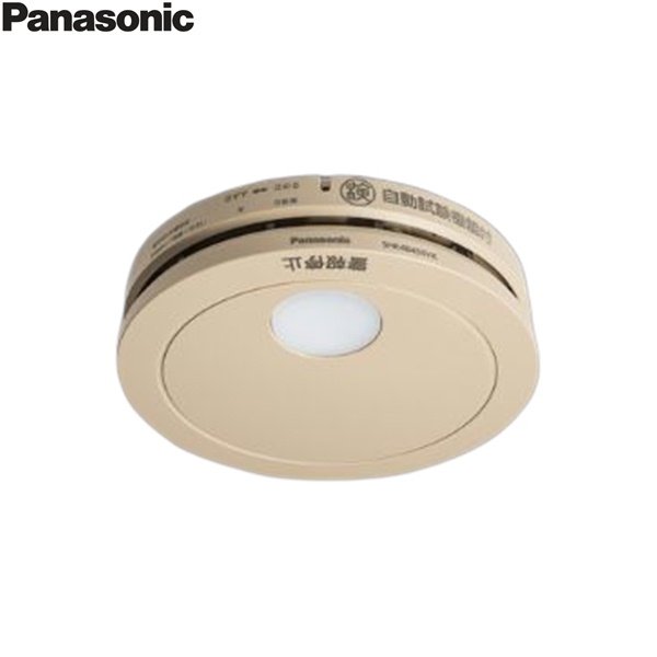 画像1: SHK48455YK パナソニック Panasonic 住宅用火災警報器 けむり当番 電池式 単独型 露出型 薄型 光電式2種 和室色  送料無料 (1)