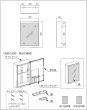 画像2: [TSF-126]リクシル[LIXIL/INAX]ミラーキャビネット (2)